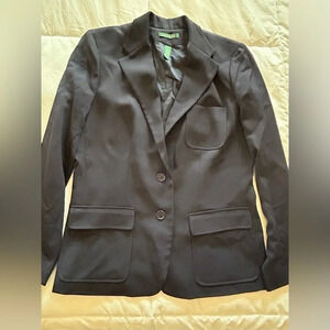 Ralph Lauren wool marine blue blazer size 14